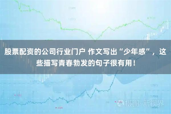 股票配资的公司行业门户 作文写出“少年感”，这些描写青春勃发的句子很有用！