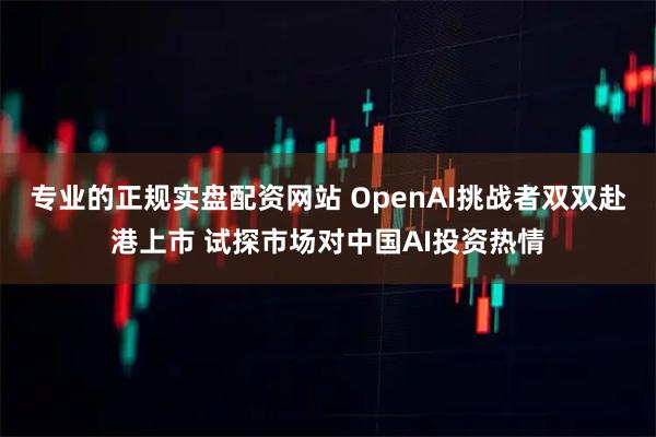 专业的正规实盘配资网站 OpenAI挑战者双双赴港上市 试探市场对中国AI投资热情